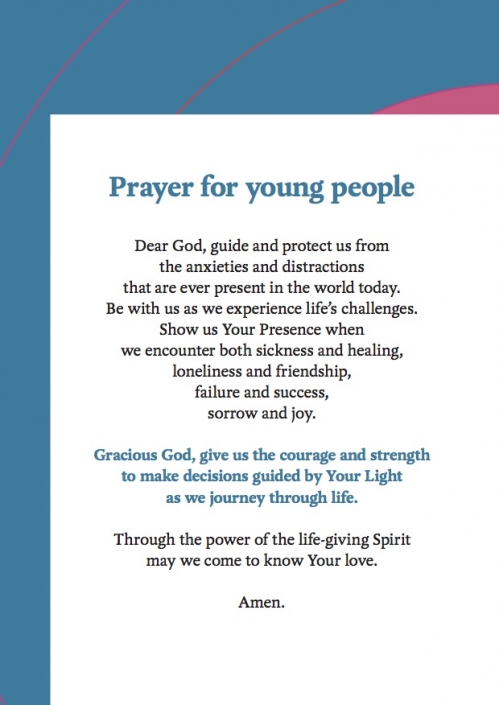 Prayer for young people – The Church's Ministry of Healing